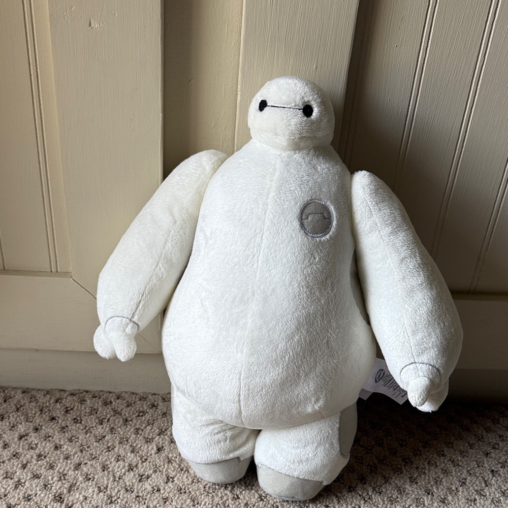 Baymax plush toy from the Disney movie Big Hero 6